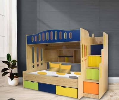 kids double bunk bed