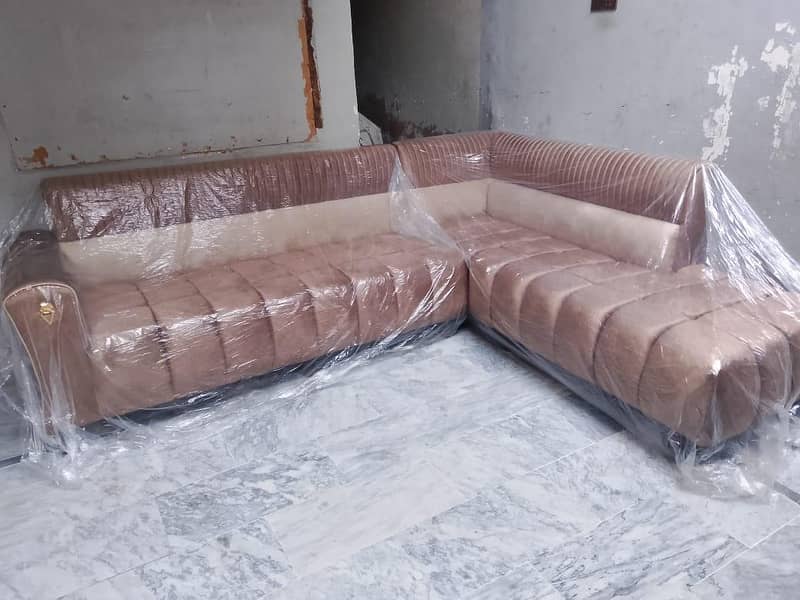 Luxury L-Shaped Corner Sofa | Premium Fabric | Brand New | Modern Desi 0