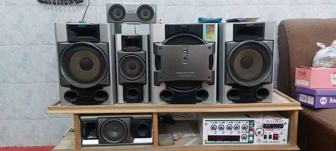 SONY MHC-GN 1100D SPEAKERS AND SUB WOOFER
