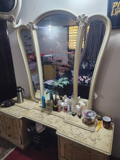 bed dressing table and side tables for sale