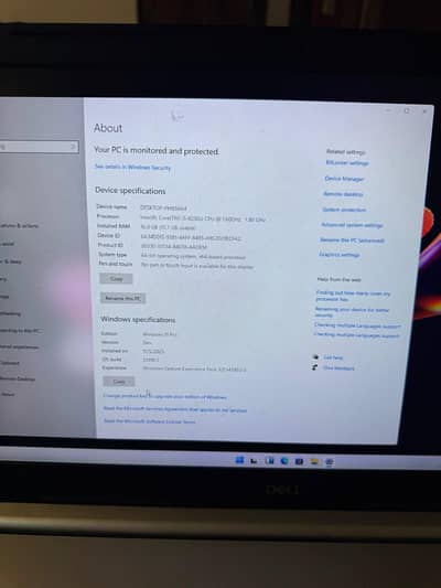 Dell Core i5 8th Gen Laptop | 16GB RAM | Windows 11 Pro