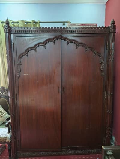 Pure wood wardrobe 20 yrs, brand qualmkarkaar from Lahore