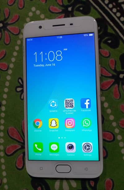 OPPO A-57 64Gb 4Gb EXCHANGE POSSIBLE. FINGER LOCK Ok