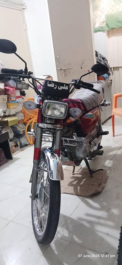 CG 125 model 2026  registered 2025 December 2025