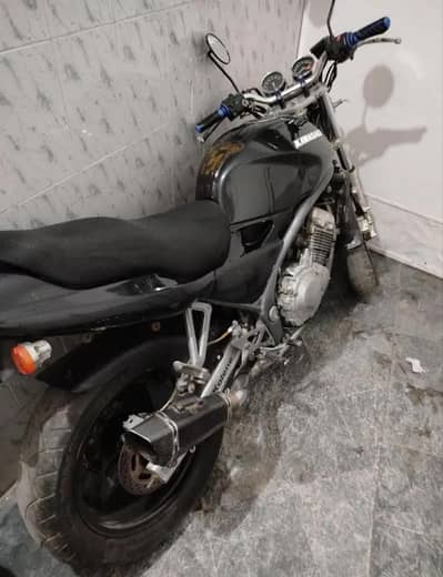 Original Kawasaki Balius Inline 4 Custom Clear with Punjab Number
