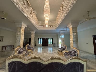 MAGNIFICENT 2000 SQ YD 8-BEDROOM EXECUTIVE BUNGALOW FOR RENT IN DHA PHASE 5 (KHAYABAN-E-HAFIZ)