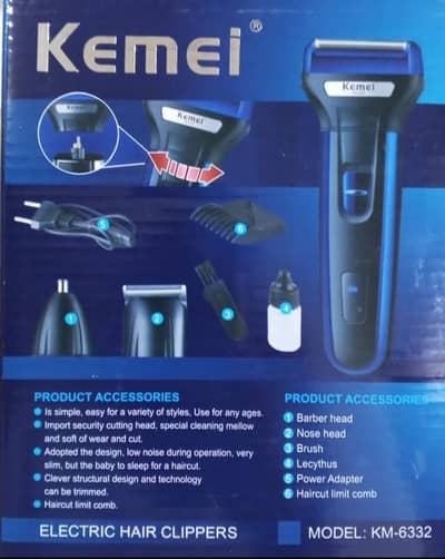 Brand New Kemei KM-6332 Hair Clipper | Professional Trimmer