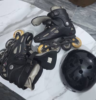 Labeda Skates Size 42 + Reid Helmet – Complete Skating Kit