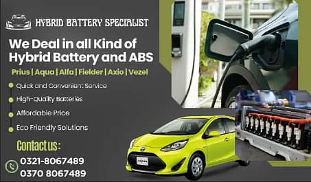 Toyota Hybrid battery/Prius/Aqua/Lexus/Camry/lithium ion/Abs unit/Cel