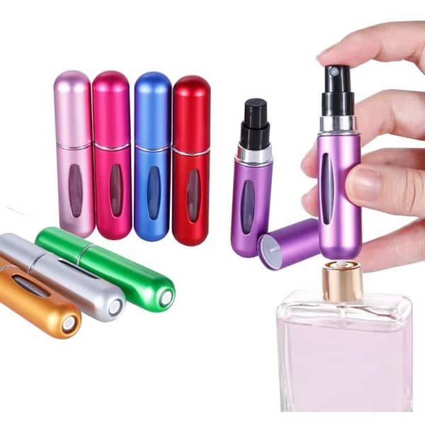 Mini Refillable Perfume Spray Bottle Portable Travel Atomizer Empty Perfume Dispenser Leak Proof Cosmetic Spray Bottle