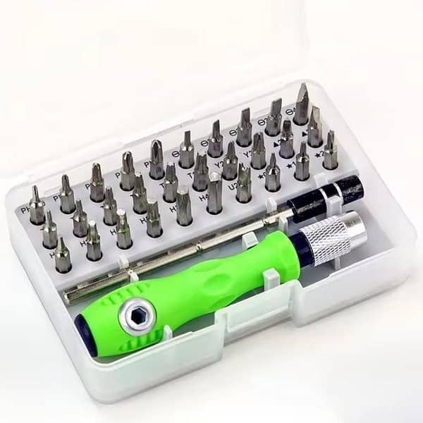 Professional 32-in-1 Magnetic Precision Screwdriver Set for Mobile Repair, Electronics, Watches & Glasses