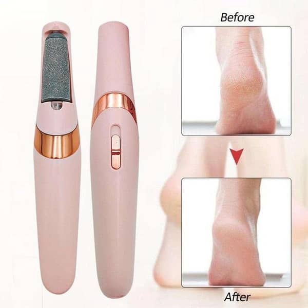 Electric Foot Callus Remover Rechargeable – Pedicure Dead Skin Remover for Heels & Feet – Portable Foot Care Tool