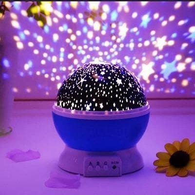 Galaxy Star Projector Night Light USB LED Rotating Starry Sky Lamp for Kids' Bedroom and Home Decoration