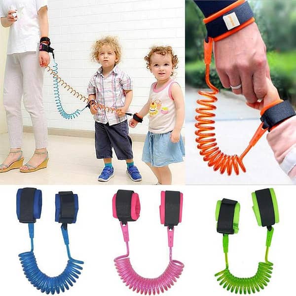Child Safety Anti-Lost Wrist Link – Adjustable Baby Harness Leash with Lock for Toddler Outdoor Walking