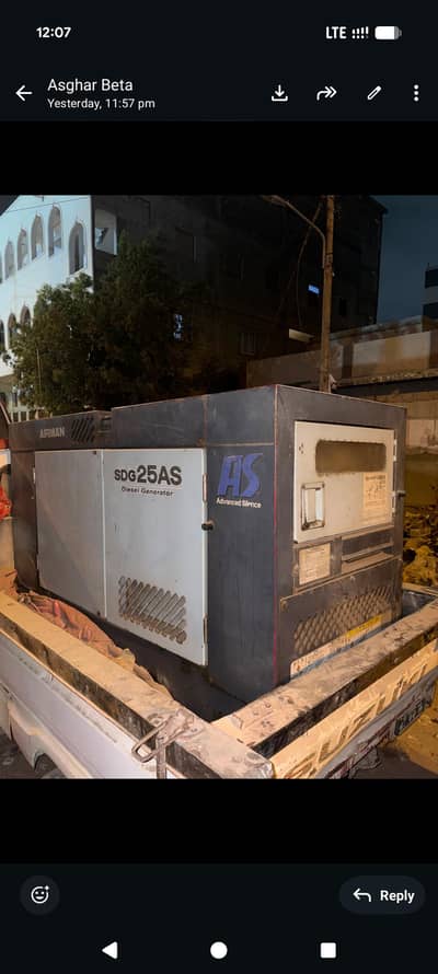 aiman 25 kva ganretor original condition Defense View Karachi