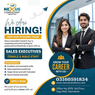 Male and female staff
