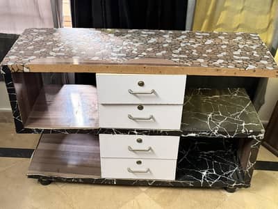 Wooden Dressing Table with a Mirror