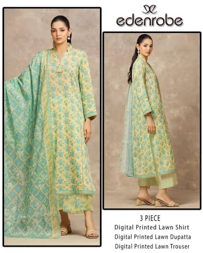 3 PIECE SUIT FOR WOMAN DIGITAL PRINTED: HOME DELIVERY AVAILABLE.