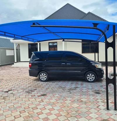 Fiber Glass Shade - Folding Canopy - Parking Tensile Shade - Car Shade
