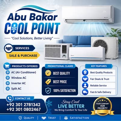 Used & New ACs for Purchase| Split, Inverter, Window AC