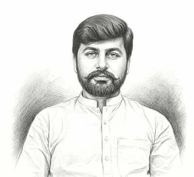Handmade Realistic Pencil Sketches & Charcoal Portraits - Premium Gift
