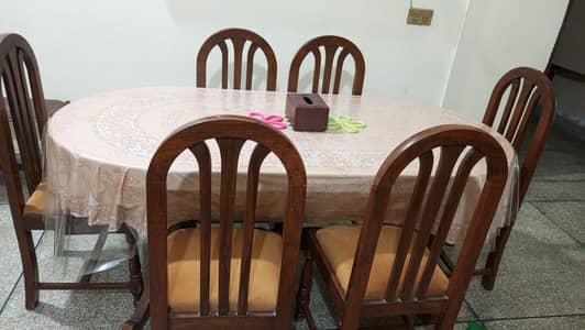 6 Seater Dining Table-Premium Quality Wood