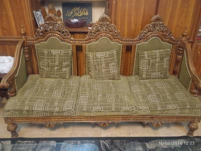 sofa set wooden chinioti with tables