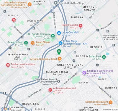 Alghafoor Residency 3 Bed DD  Sami furnish Rent Demand 70000 3rd Floor Gulshan Iqbal block 2 *Code(16597)*