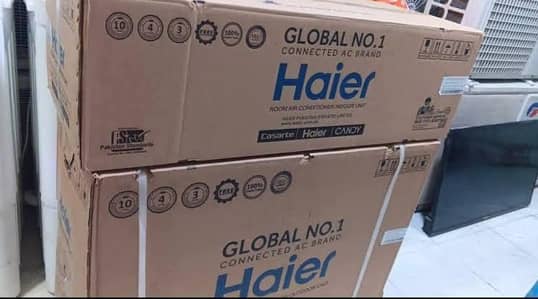 Haier 1.5 ton ac brand new box pack t3 pro