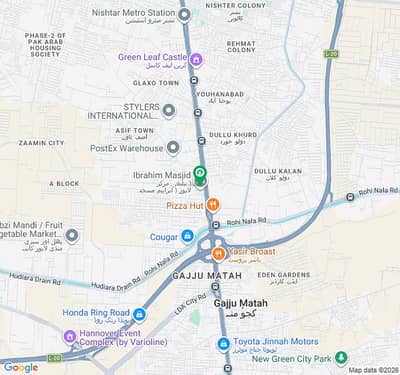 2 Marla Commercial Plot for Sale on Ferozpur Road Prime Location Opposite Metro Station