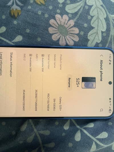 Samsung Mobile S25 Plus