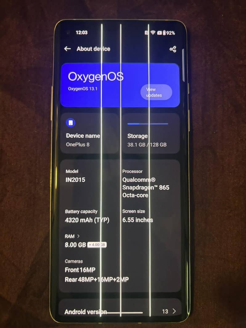 One Plus 8 5