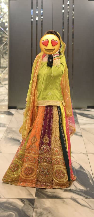 Mendhi Bridal Dress | Wedding Dress | Mendhi Lehnga| Mendhi Dress