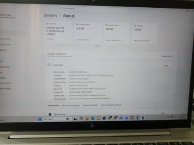 HP Elitebook core i5 10 generation 16gb Ram 256gb SSD