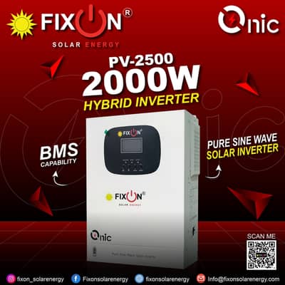 Fixon 2KW onic Series Inverter - 2500W PV Support