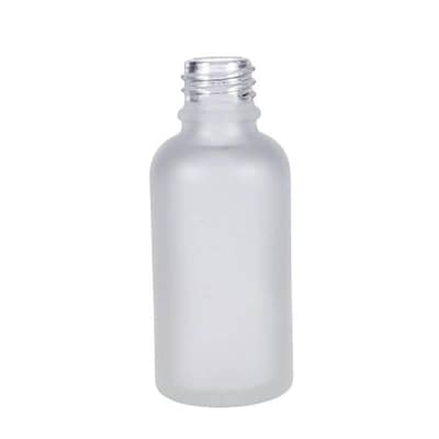 30ml frosted white bottle