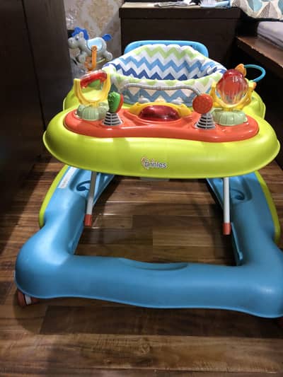 4 in one baby walker + pusher + Rocker + Activity centre(slightly neg)