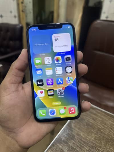 iPhone X 64gb pta approved  03075502836