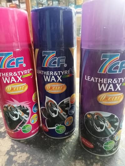 7CF Leather & Tyre wax