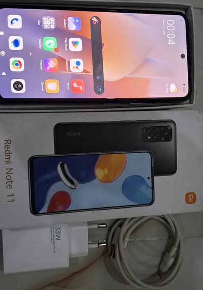 Xiaomi Redmi Note 11 ( 6GB + 2GB / 128GB )-Complete Box