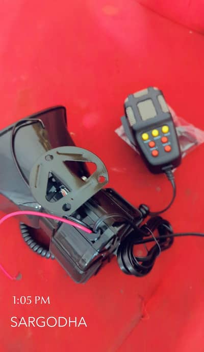 car police siren hooter 100 watt