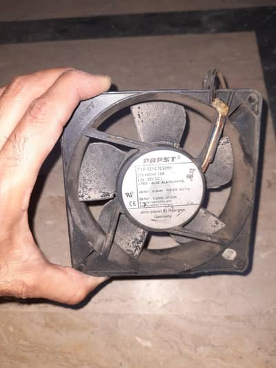 Germany imported  High Speed Exhaust Fan. 24v Dc  in good working .