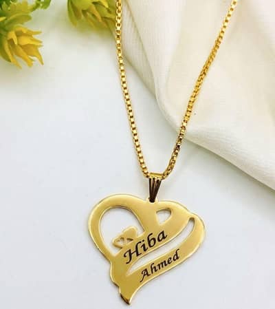 Gold Plated Heart Design Coustomize Locket