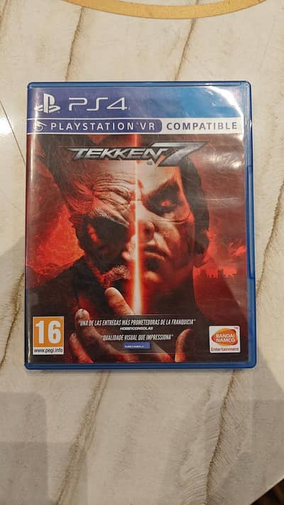 Tekken 7 for ps4/ps5 DVD.
