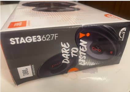 JBL Stage3 627f 6.5" Car Audio Speakers – Genuine Box Pack,Unused
