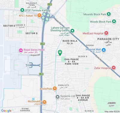 2 Kanal Residential Block E At Ideal Location For Sale In Ex Park View DHA Phase 8