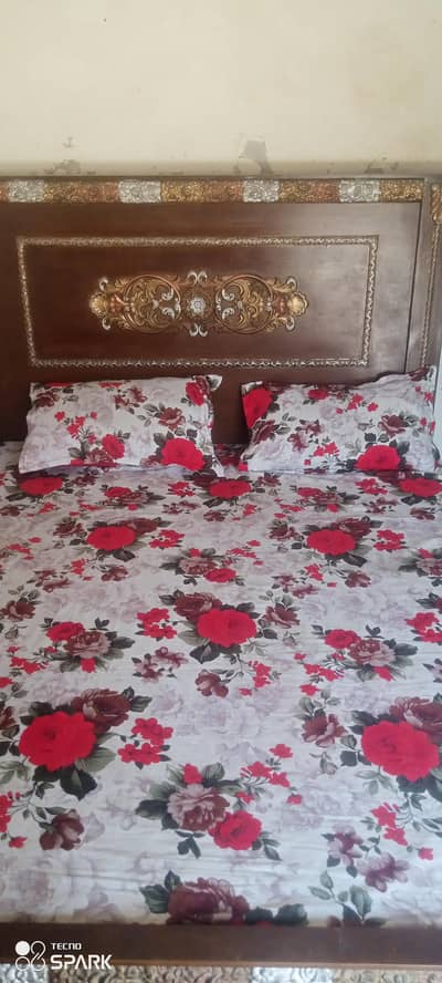 double bed side table dressing with metres