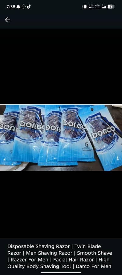 Darcoo Razor 1 packet 100 piece