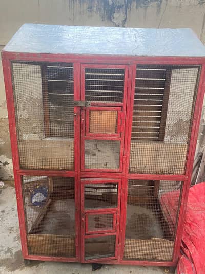 Double story strong Hen cage 5 feet height and 3.5 feet space inside