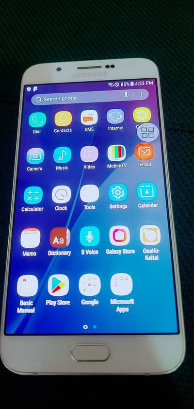 Samsung Mobile A8 big screen
